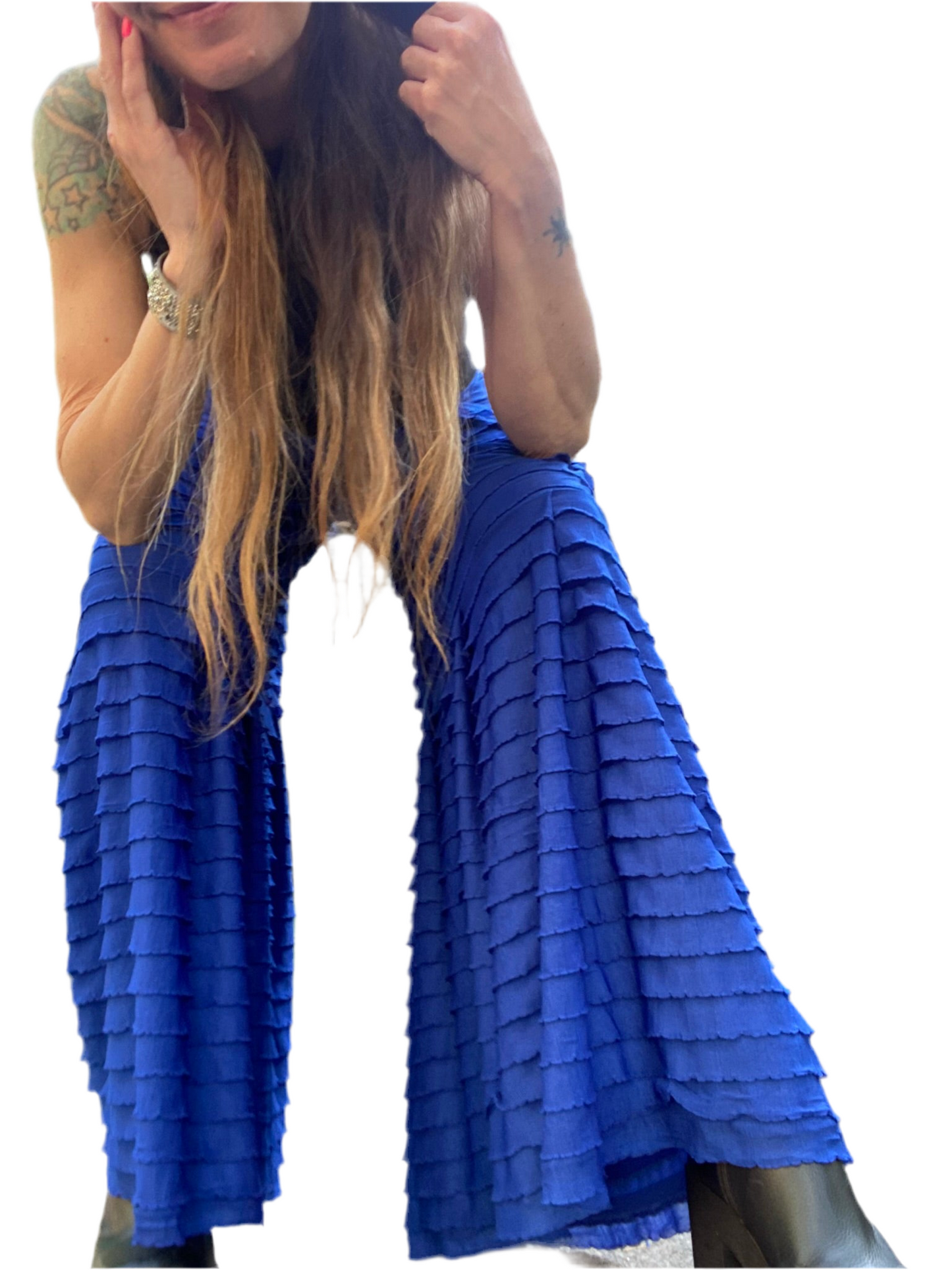 Pantalones Palazzo Vuelos Blue