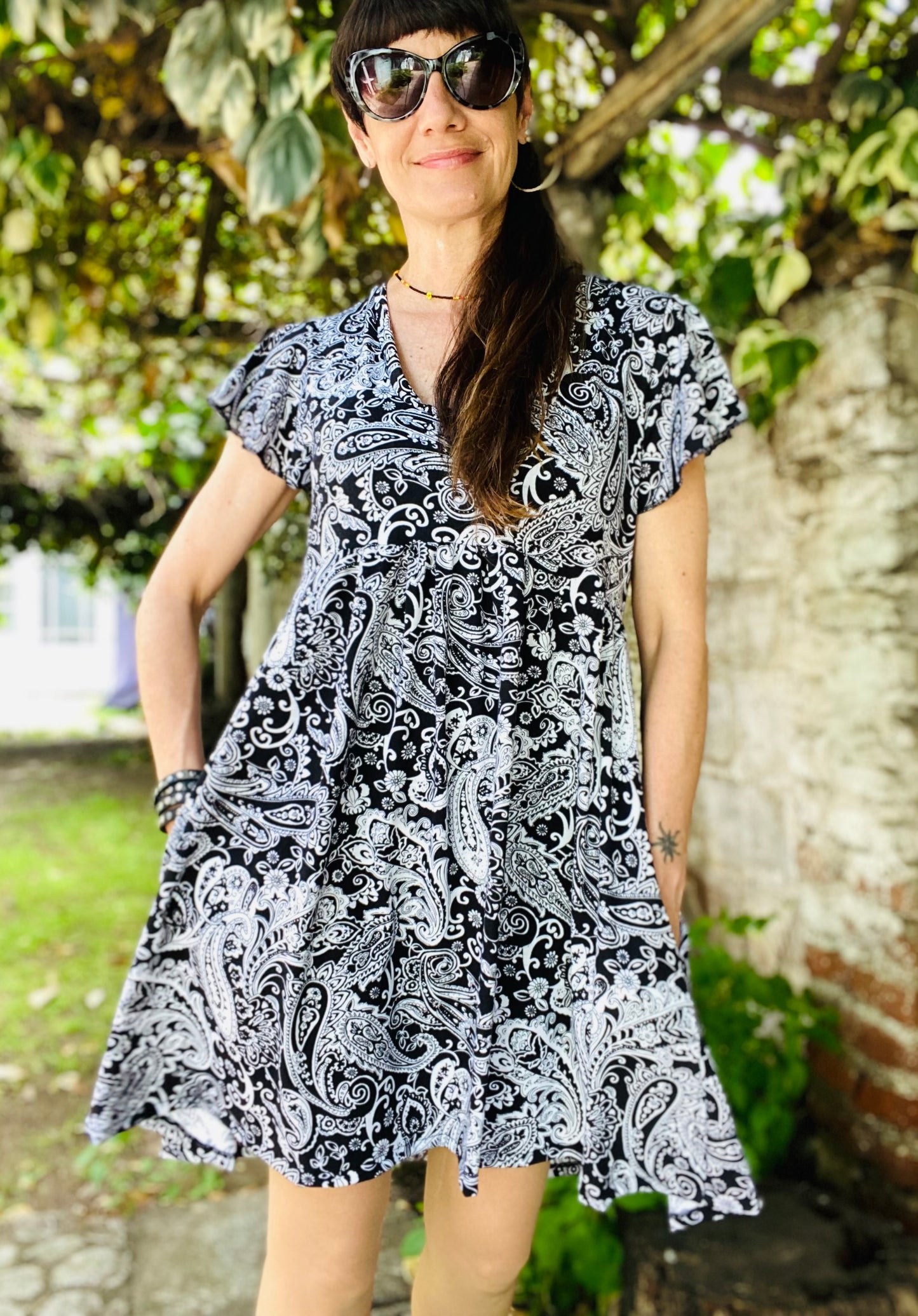 Véstido Mila Black n White