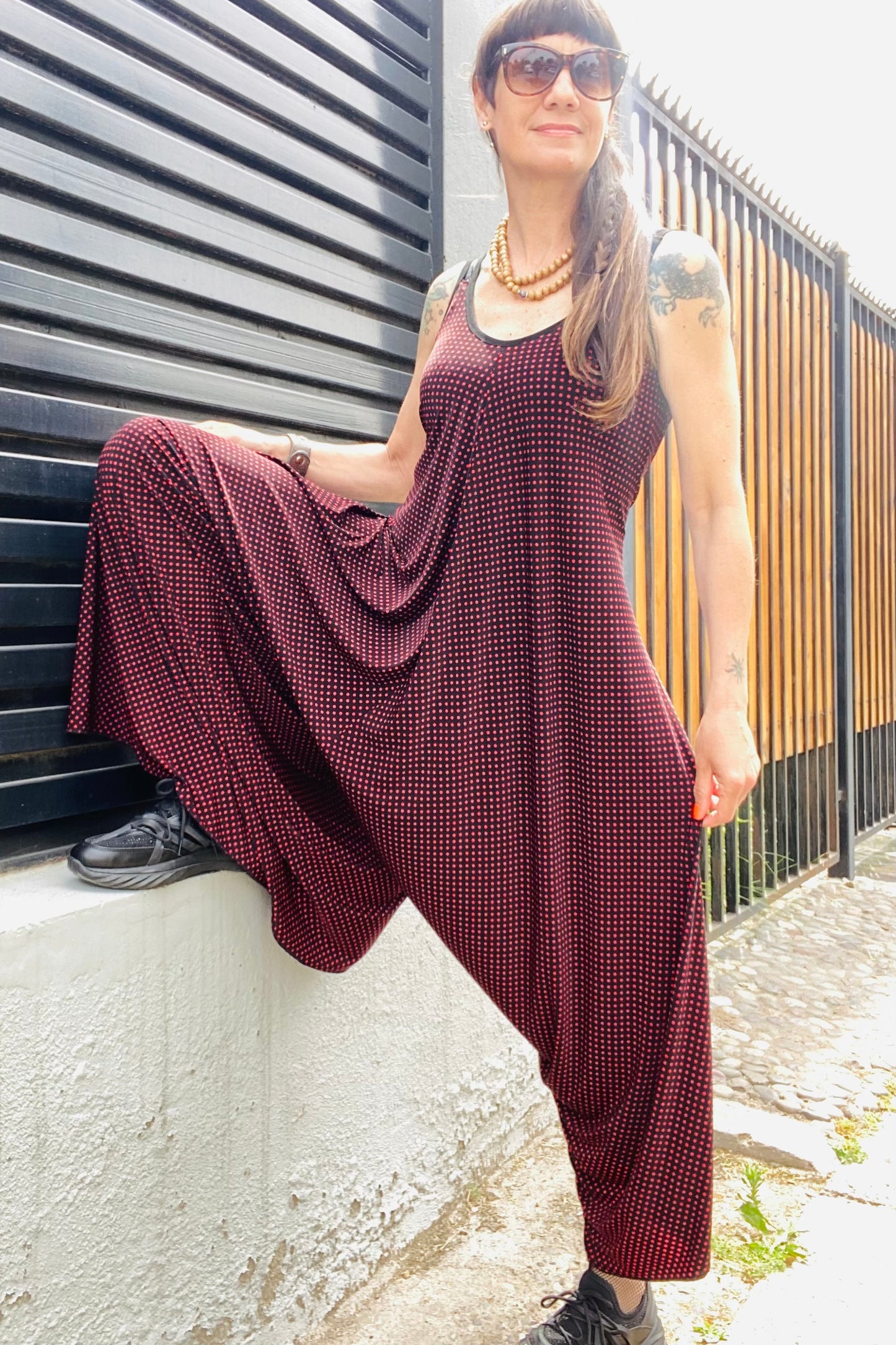 Enterito Red Lunares Negros