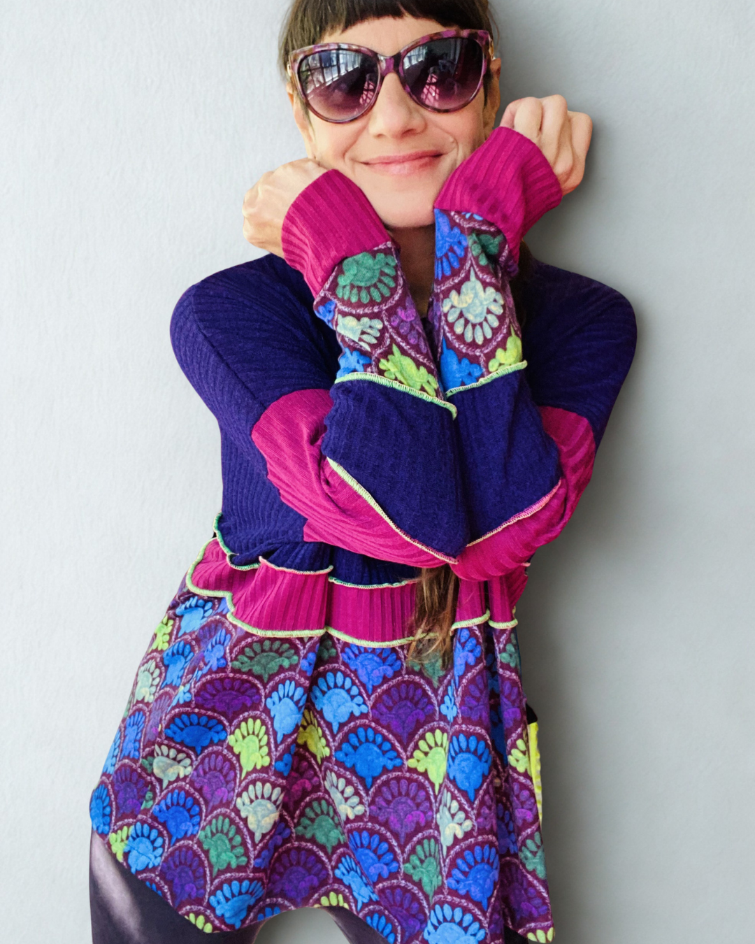 Poleron Multicromo Violet