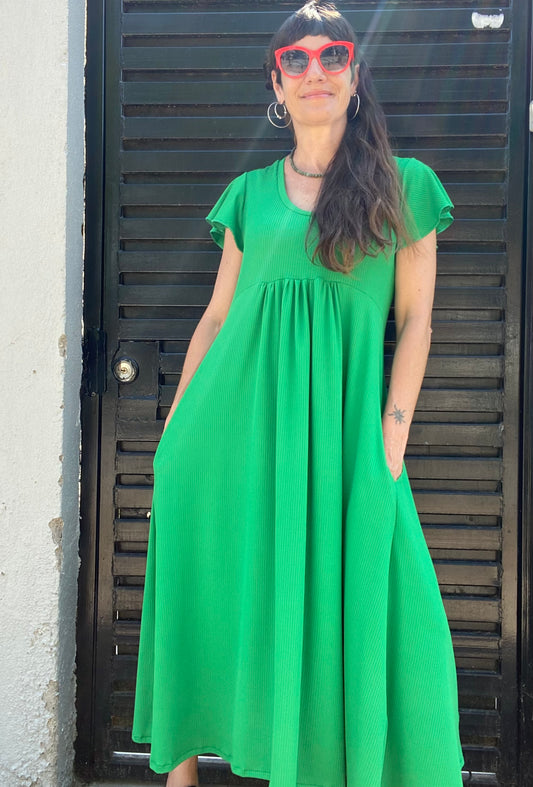 Vestido Mila Long Green