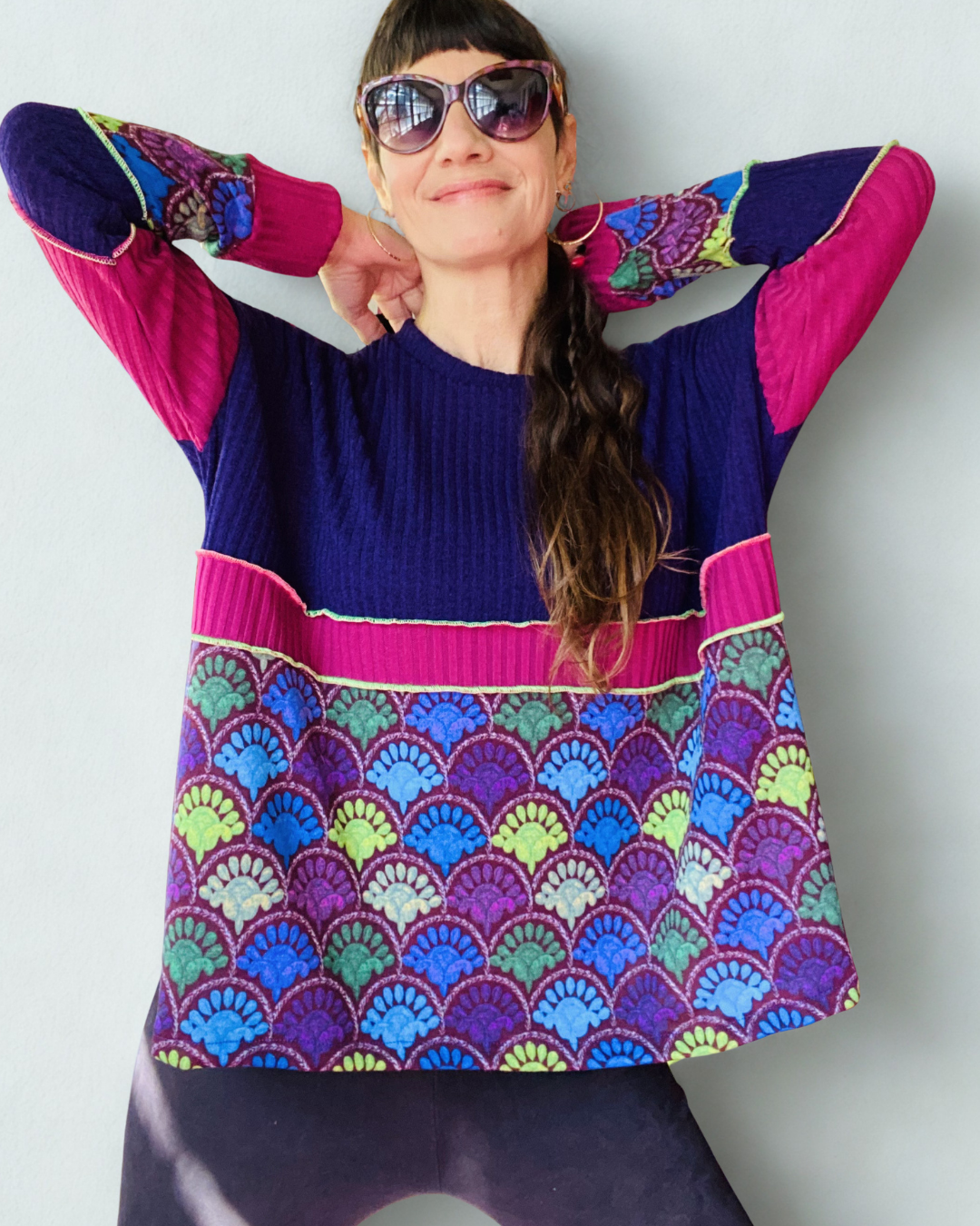 Poleron Multicromo Violet