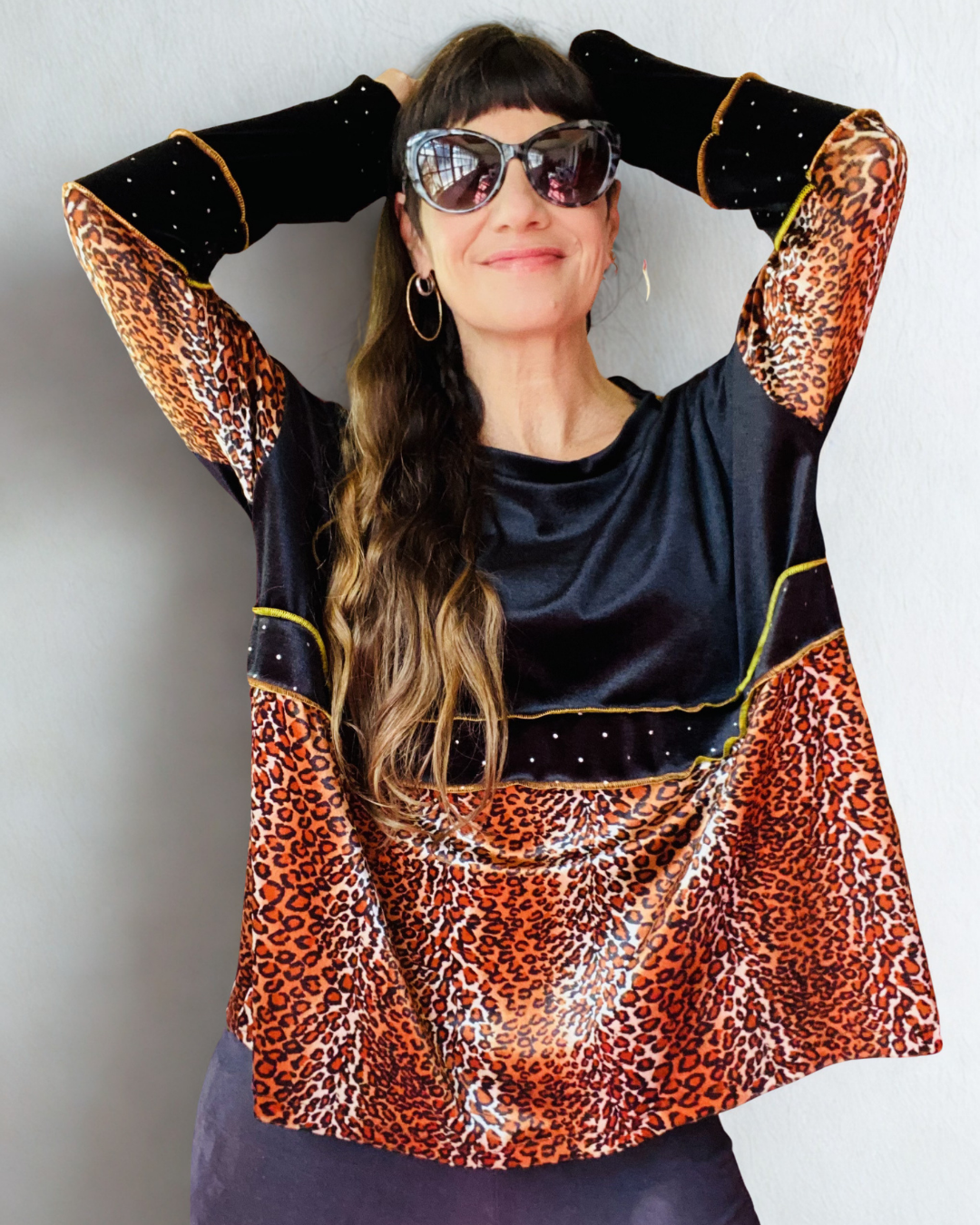Poleron Multicromo Animal Velvet