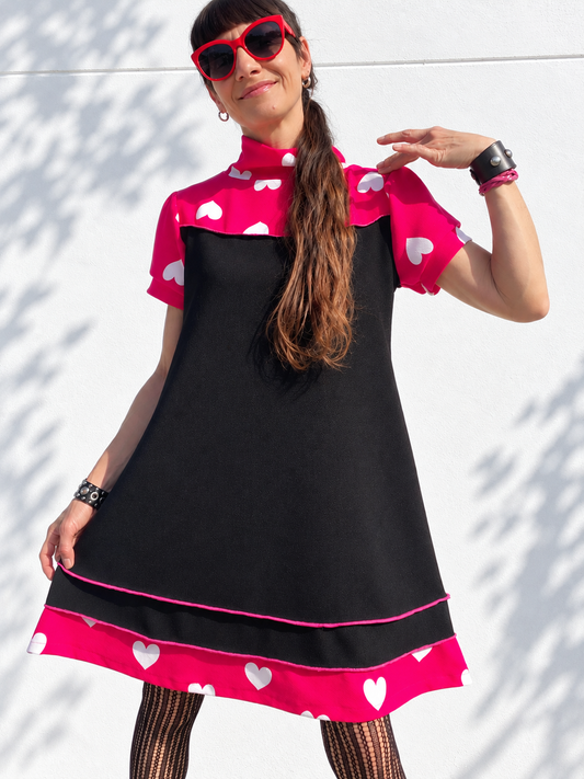 Minivestido Pepita corazon