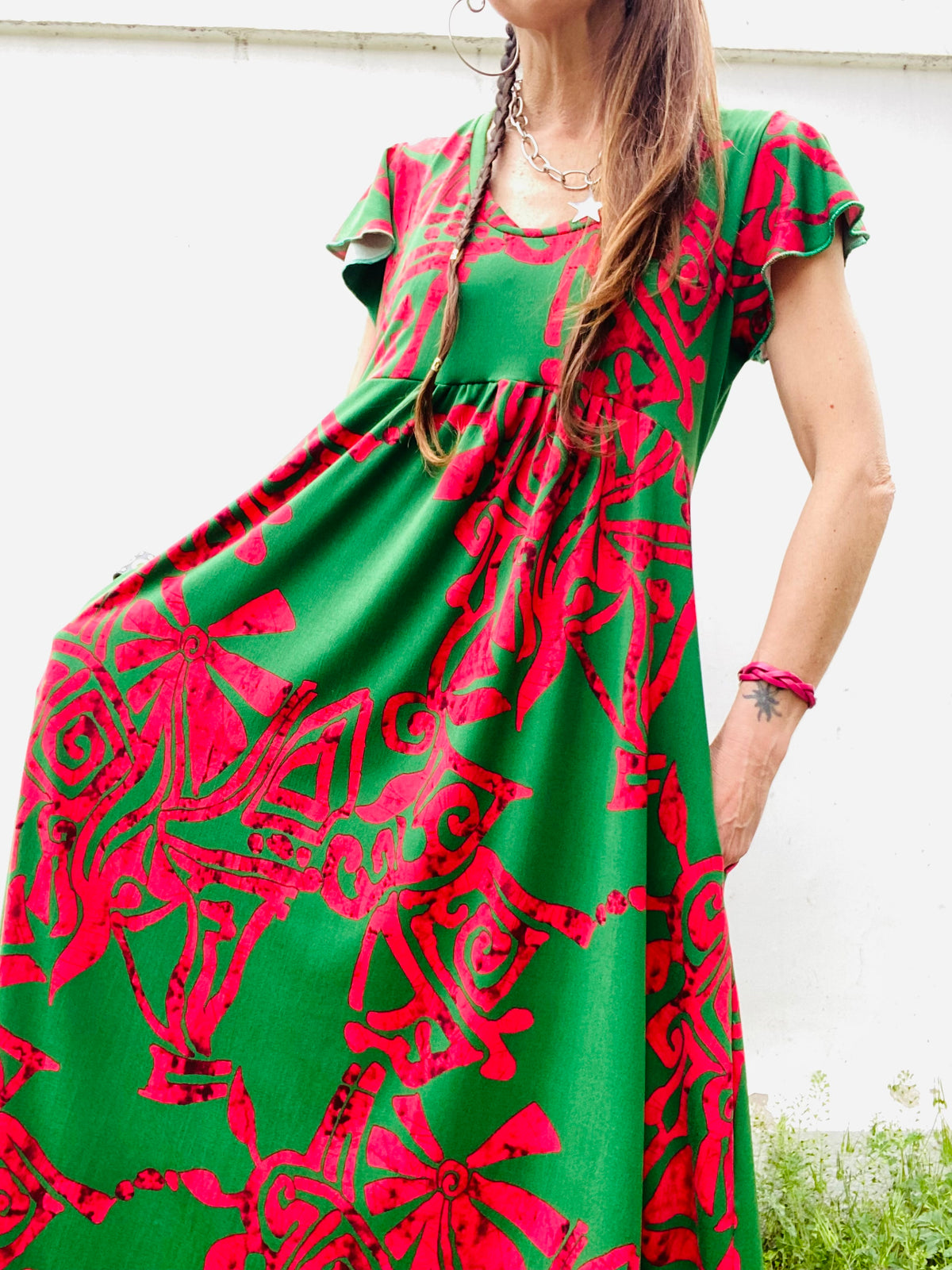 Vestido Mila Green Magenta