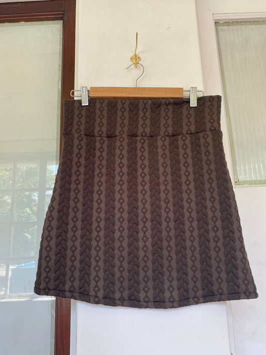 Minifalda verde militar