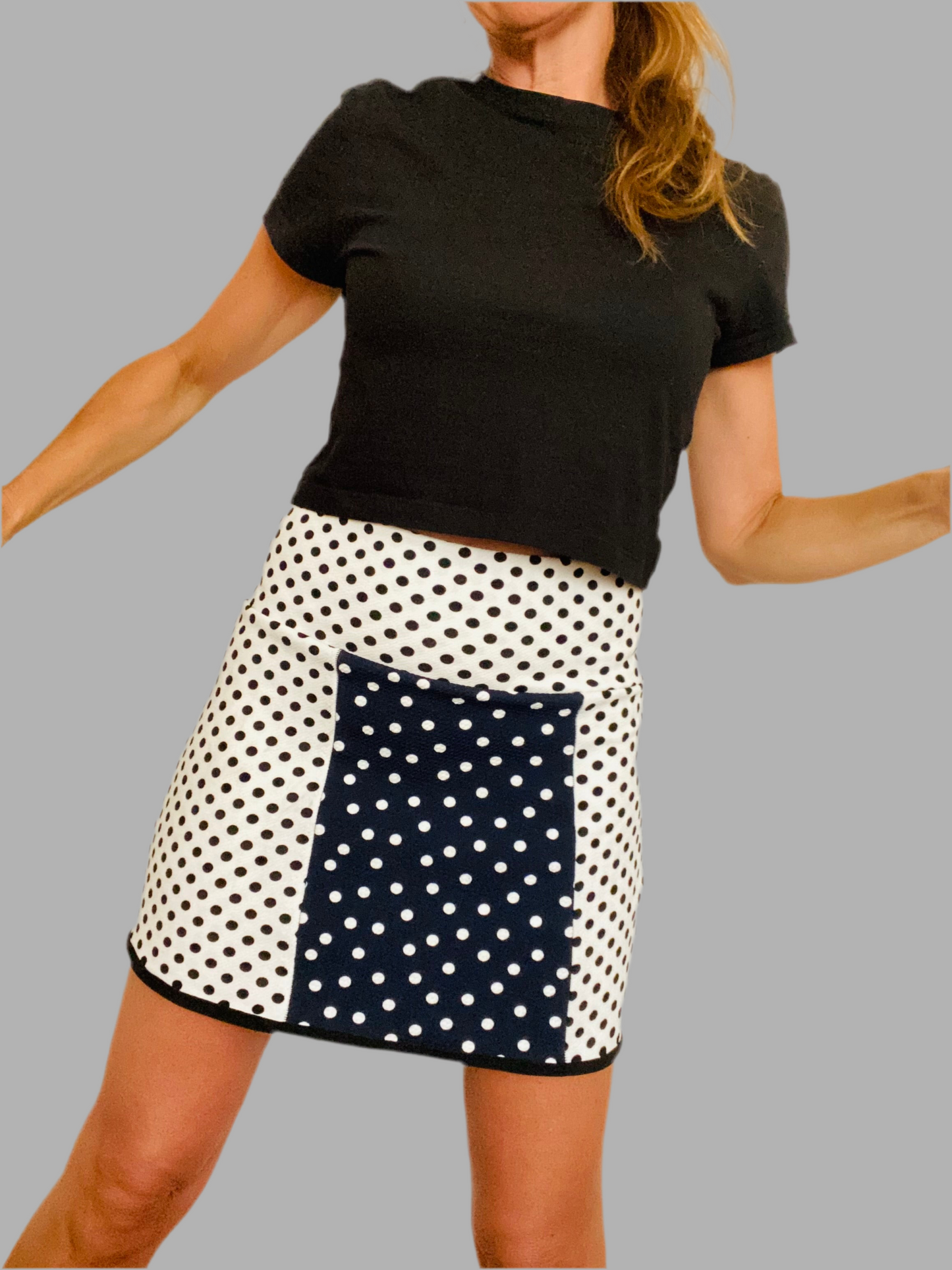 Minifalda Lunares Reversible