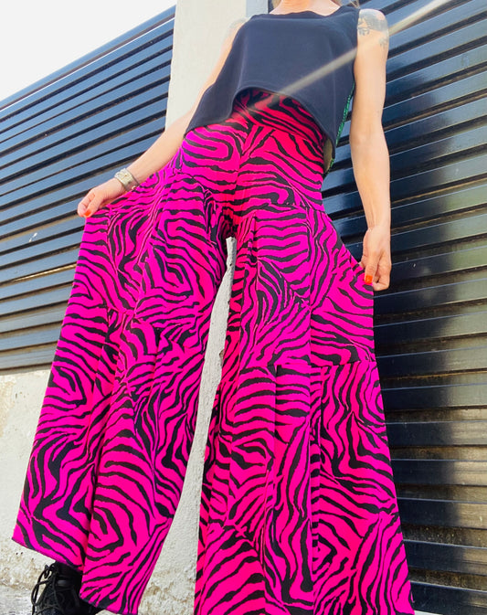Palazzo Summer Zebra Pink