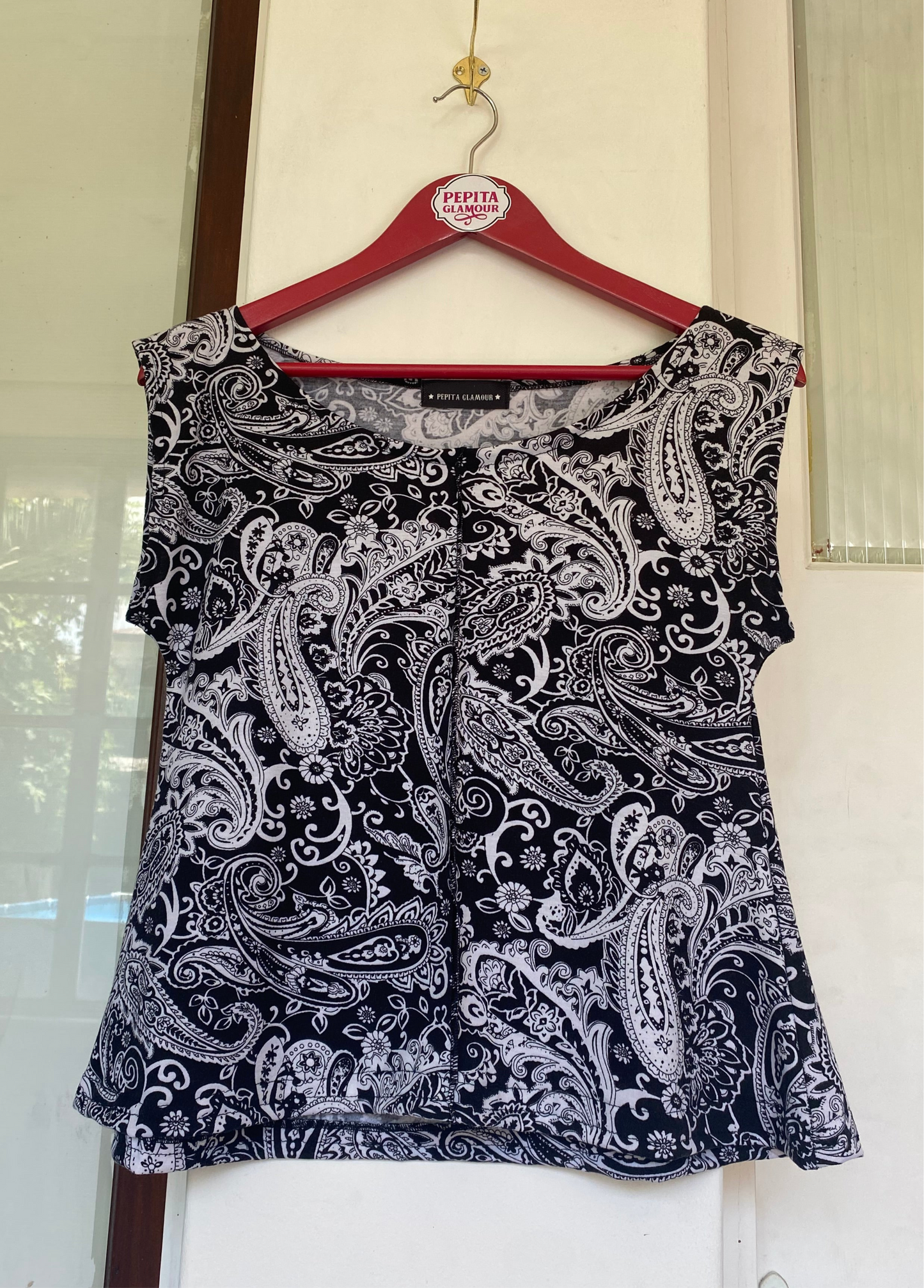 Polera Black n White