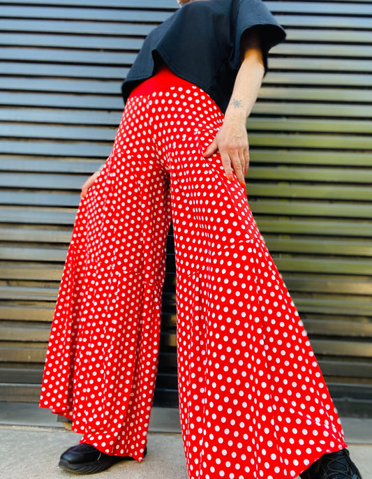 Palazzo Summer Red Lunares