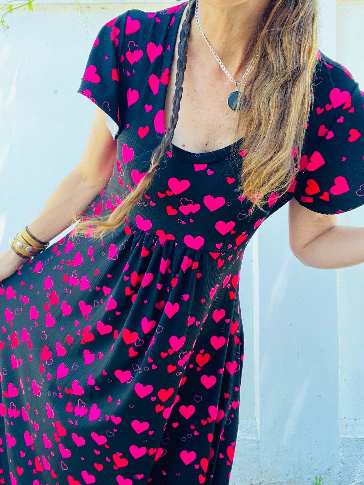 Vestido Mila Long Corazones