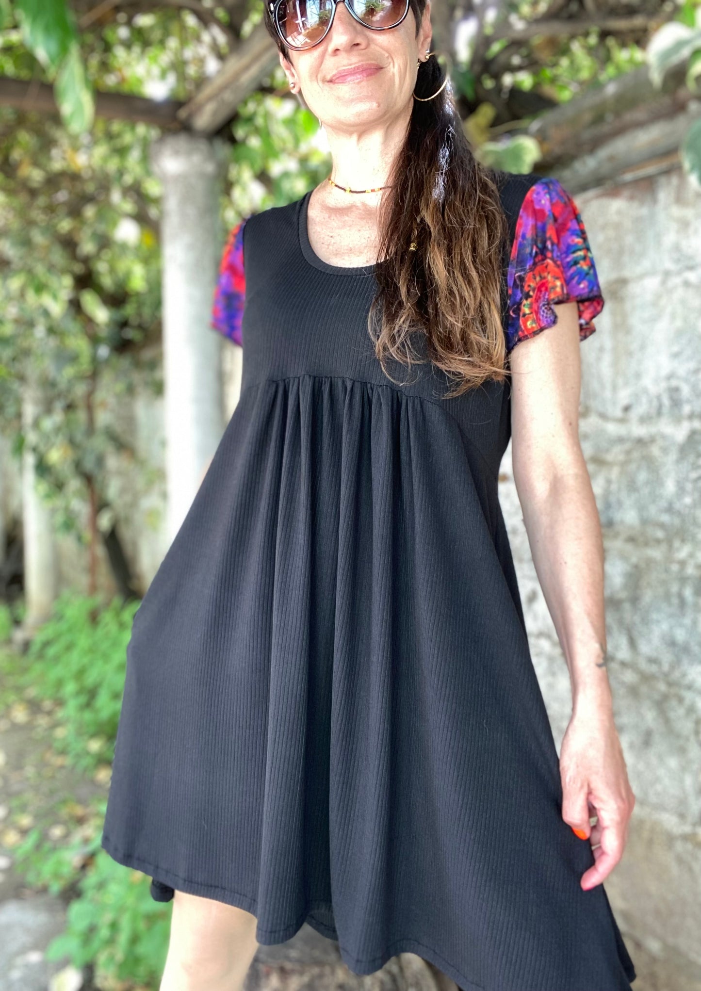 Véstido Mila Black Mandala