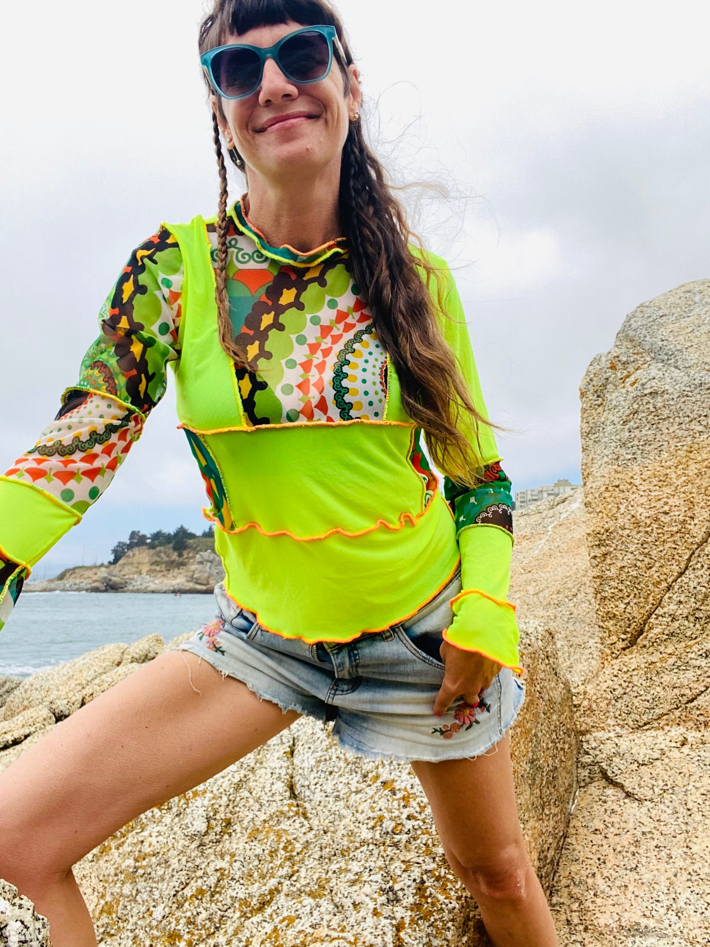 Polera Malla Manga Larga Yellow